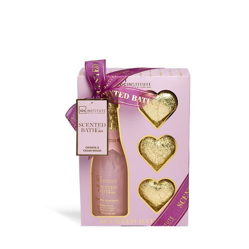  IDC Institute Scented Bath Rose Bubble Bath Set